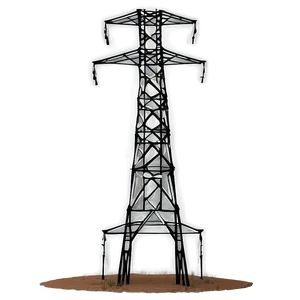 Electric Transmission Towers Png 06282024 PNG image