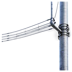 Electric Utility Pole Transparent Png 06262024 PNG image