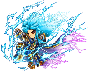 Electric Warrior Art PNG image