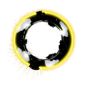 Electric Yellow Circle Decoration Png Ddl PNG image