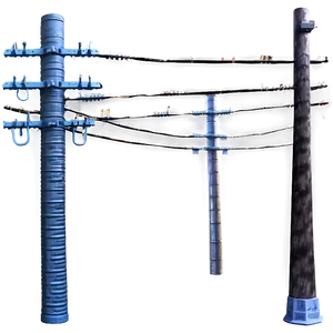 Electrical Poles And Wires Png 06282024 PNG image