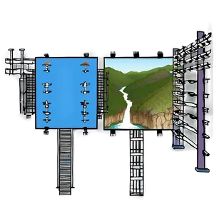 Electrical Power Grid Dam PNG 06292024
