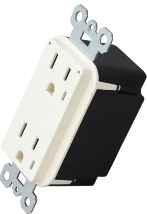 Electrical Wall Outlet Isolated PNG image