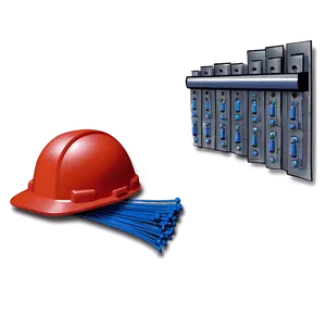 Electrician's Hard Hat Png Aol49 PNG image