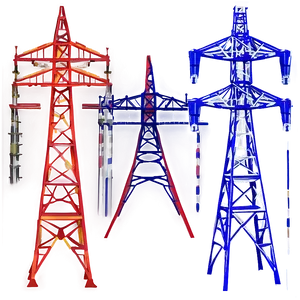 Electricity Transmission Tower PNG 05242024 PNG