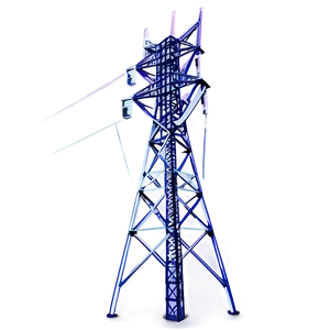 Electricity Transmission Tower PNG Brf