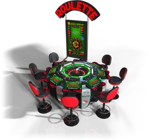 Electronic Roulette Machine PNG image