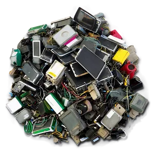 Electronic Waste Pile PNG Wyg85 PNG