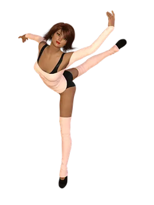Elegant Ballerina Pose