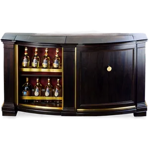 Elegant Bar Cabinet PNG Ldh86 PNG