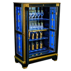 Elegant Bar Cabinet PNG Smb11 PNG