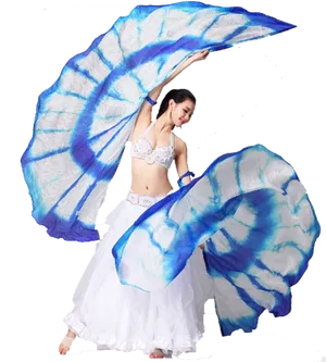 Elegant_ Belly_ Dancer_ With_ Wings PNG image