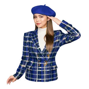 Elegant Beret Outfit Png Ddr62 PNG image