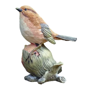 Elegant Bird Sculptureon Branch