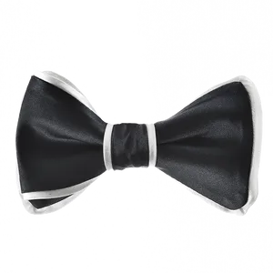 Elegant Black Bow Tie PNG image