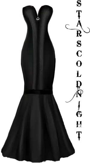 Elegant Black Cocktail Dress