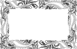 Elegant Black Decorative Line PNG