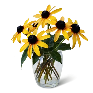Elegant Black Eyed Susan Arrangement PNG 47