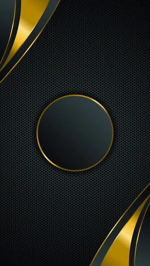 Elegant Black Gold Design Background PNG image
