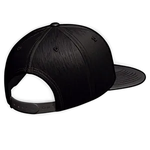 Elegant Black Snapback Cap Png 63 PNG image