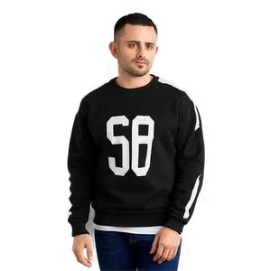 Elegant Black Sweatshirt For Dressing Up PNG 06272024 PNG