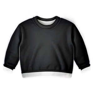 Elegant Black Sweatshirt For Dressing Up PNG 06272024 PNG