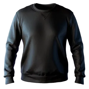 Elegant Black Sweatshirt For Dressing Up PNG Gvd PNG
