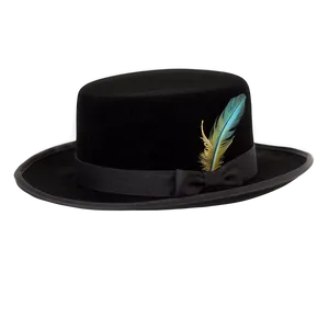 Elegant Black Top Hat Png 05042024 PNG image