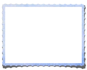 Elegant Blue Lace Frame