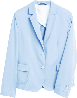 Elegant Blue Womens Blazer PNG image