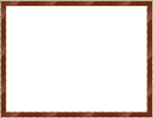 Elegant Brown Gold Frame