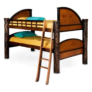 Elegant Bunk Bed PNG Vyl5 PNG