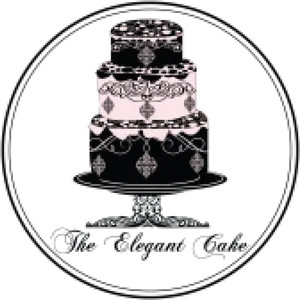 Elegant Cake Logo Design PNG image