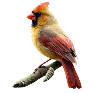 Elegant Cardinal Png 36 PNG image