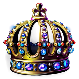 Elegant Cartoon Crown PNG 39 PNG