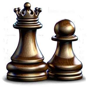 Elegant Chess Pawn PNG Taf
