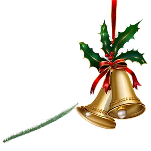 Elegant Christmas Bells Png 06122024 PNG image