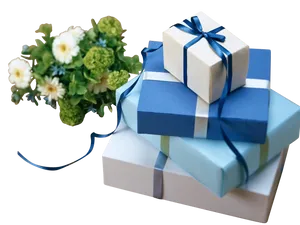 Elegant Christmas Giftsand Flowers
