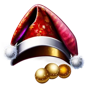 Elegant Christmas Hat Png 04292024 PNG image