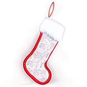 Elegant Christmas Stocking PNG 48 PNG