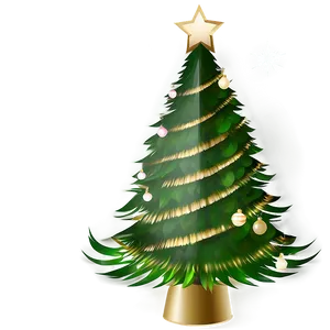 Elegant Christmas Tree Transparent PNG Avg30 PNG