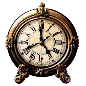 Elegant Clock Clipart PNG Gqy PNG