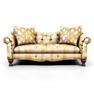 Elegant Couch Silhouette Png Aft PNG image