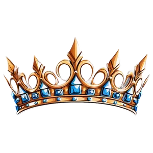 Elegant Crown Vector Sketch Png Jra PNG image