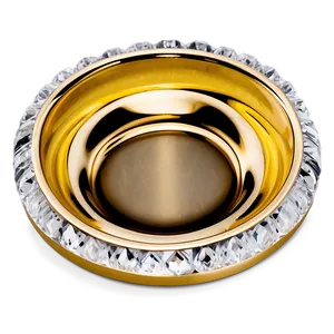 Elegant Crystal Ashtray Png 06262024 PNG image