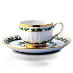 Elegant Cup And Saucer PNG 98