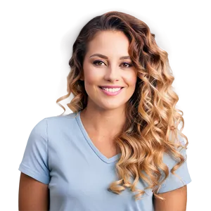Elegant Curly Hair Upstyle PNG Dev93 PNG