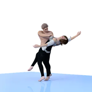 Elegant Dance Pose Couple