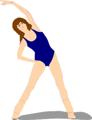 Elegant Dance Pose Vector