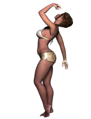 Elegant Dance Pose3 D Model